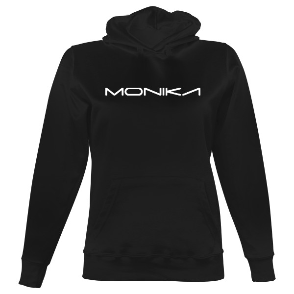 Dámská mikina s kapucí s potiskem monika women